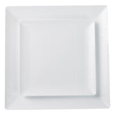 6.5 In. White Zen Design Plates | 10 Count